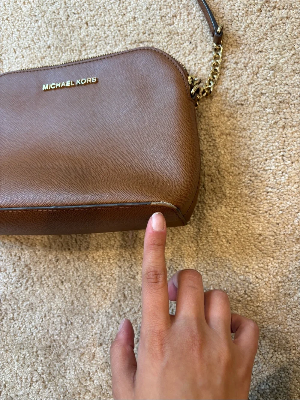 Michael Kors structured saffiano